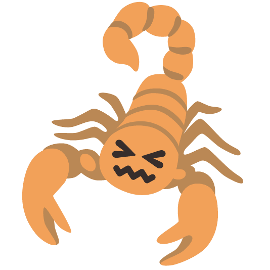 scorpion confounded