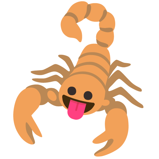 scorpion stuck out tongue