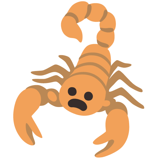 scorpion frowning