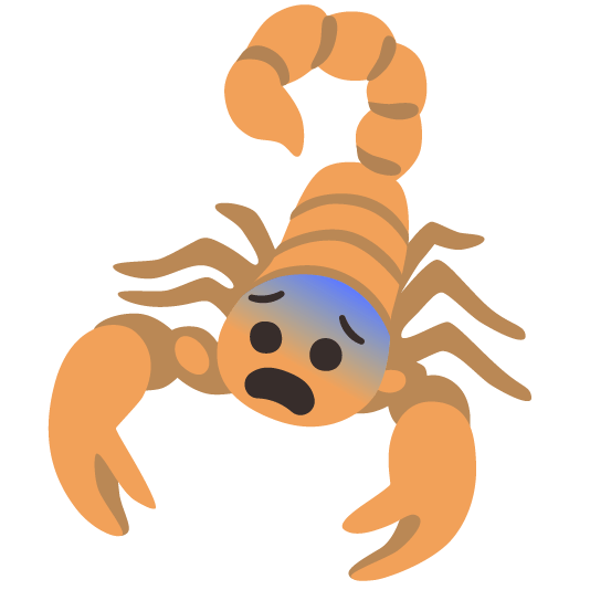 scorpion fearful