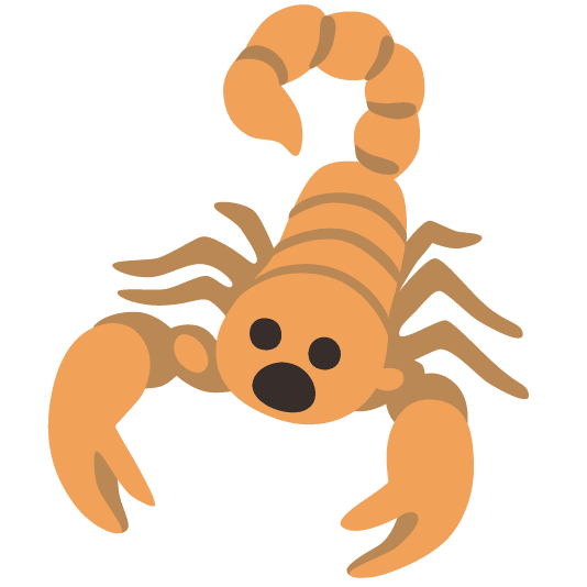 scorpion open mouth