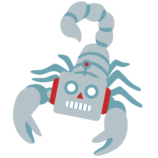 scorpion robot face