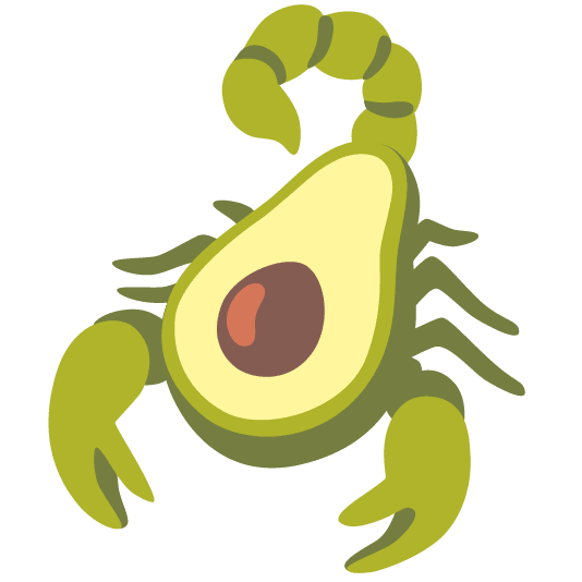 scorpion avocado