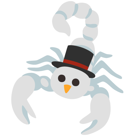 scorpion snowman without snow