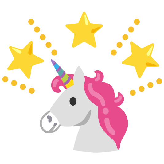 unicorn face star2