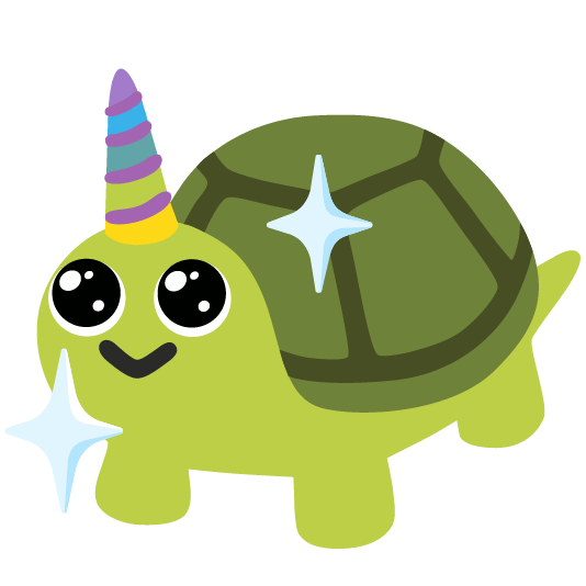 unicorn face turtle