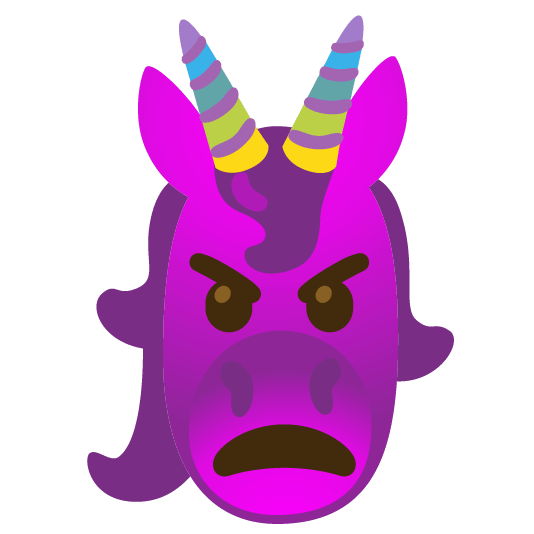 unicorn face imp