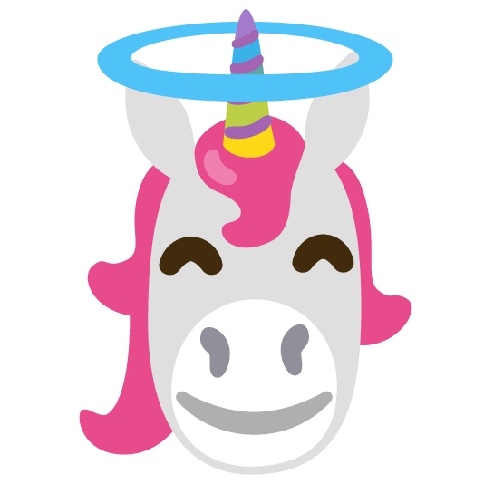 unicorn face innocent