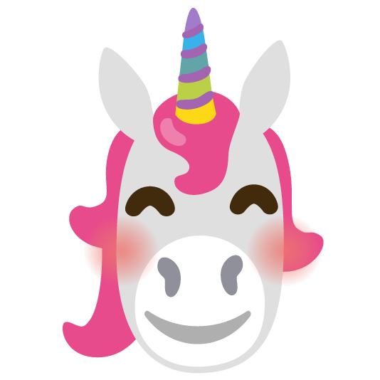 unicorn face blush