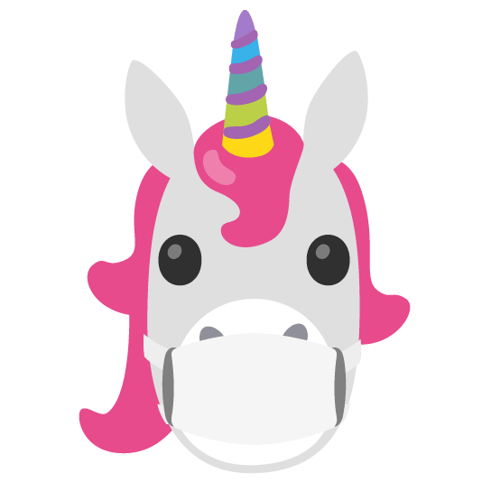 unicorn face mask