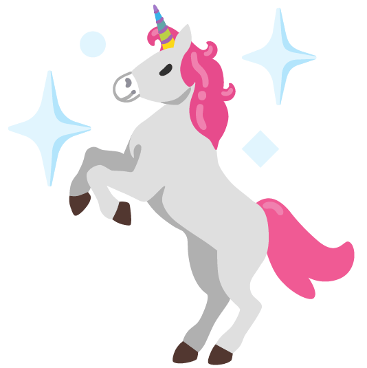 unicorn face unicorn face