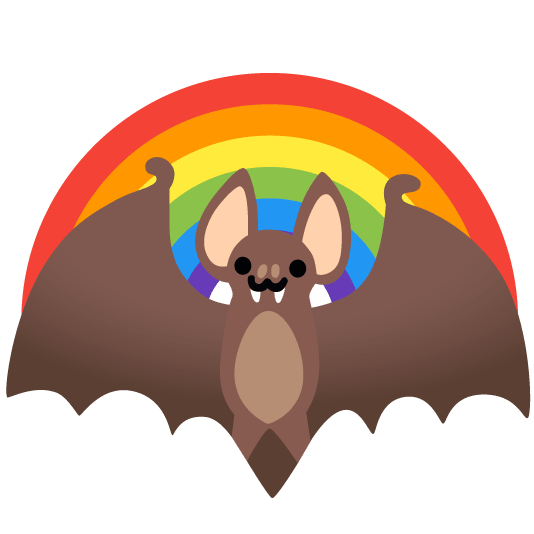 bat rainbow