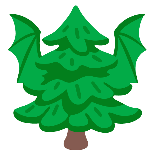bat evergreen tree