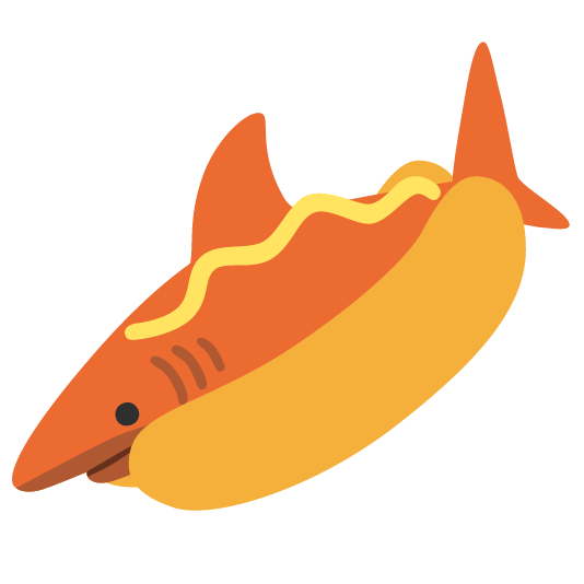 shark hotdog