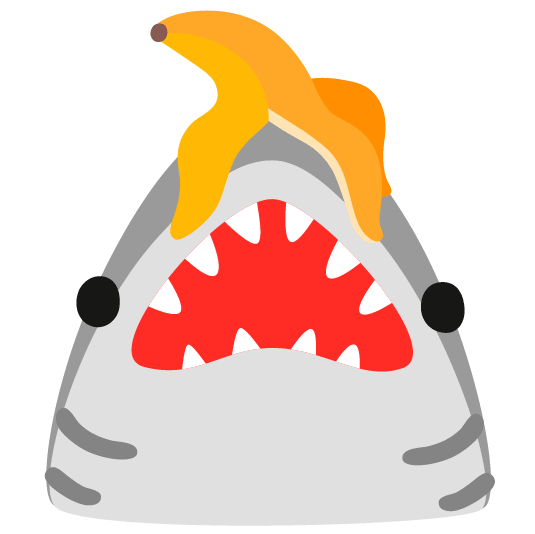shark banana