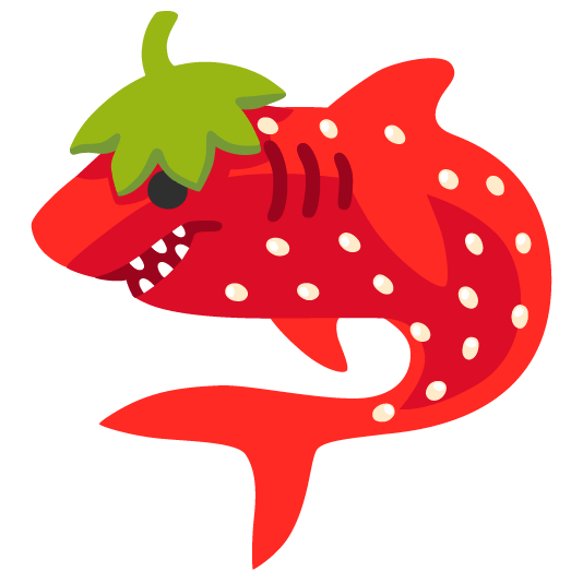 shark strawberry