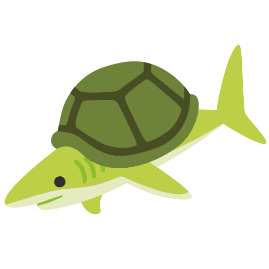 shark turtle