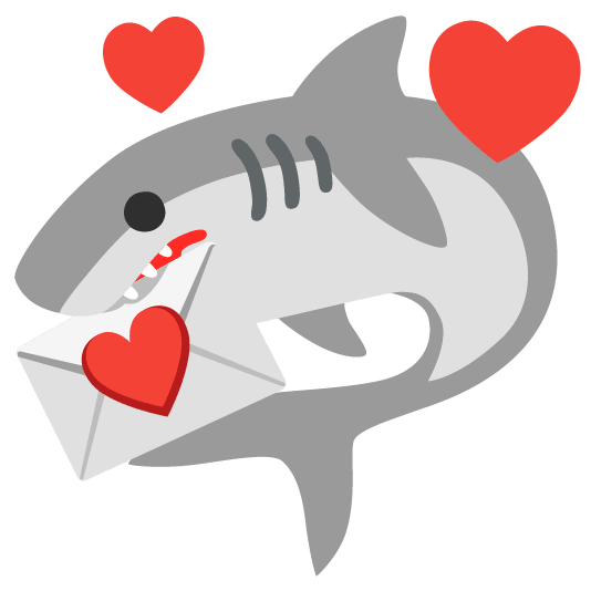 shark love letter