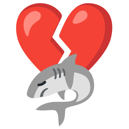 shark broken heart