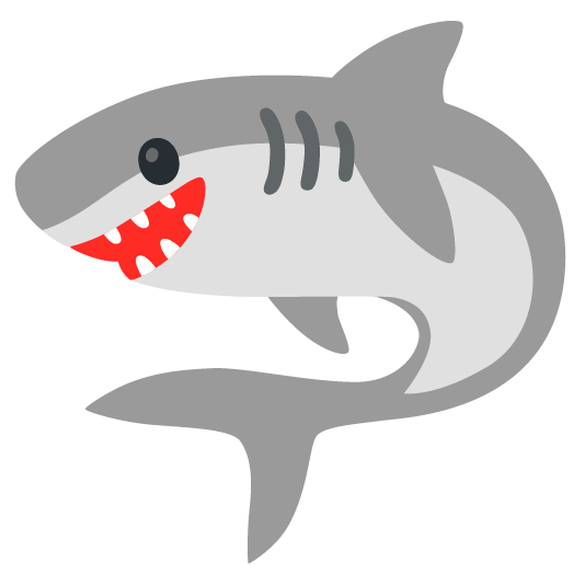 shark grinning