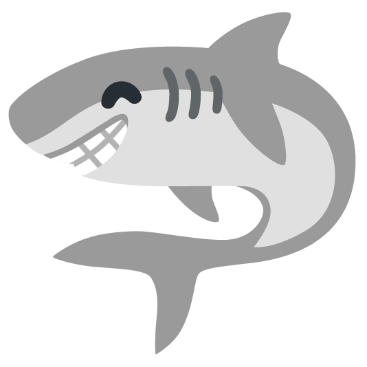 shark grin