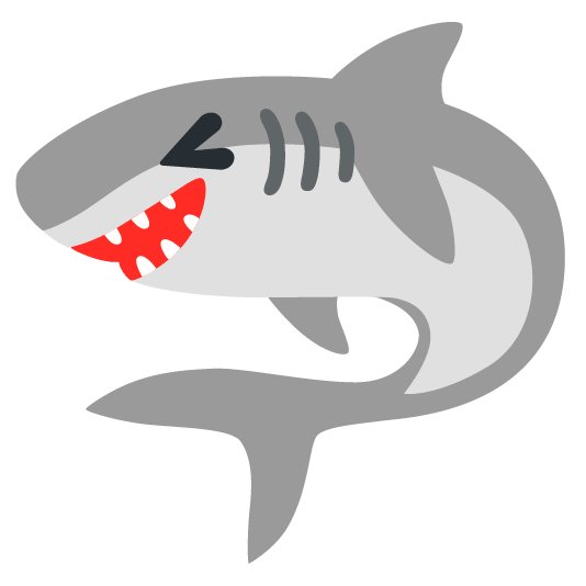 shark laughing