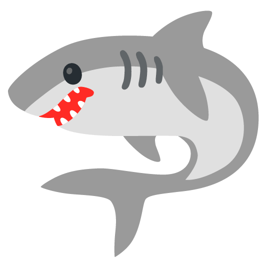 shark frowning