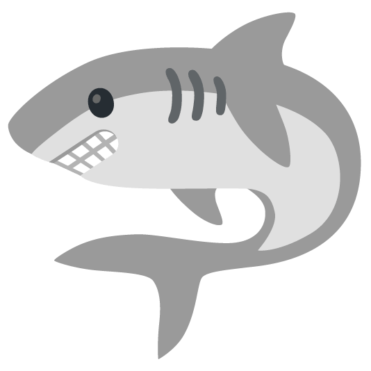 shark grimacing
