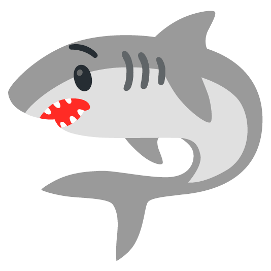 shark astonished
