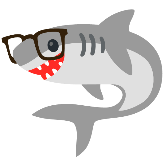 shark nerd face