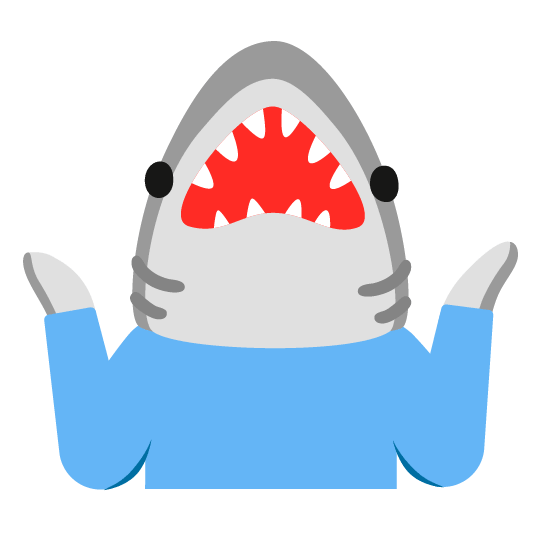 shark shrug