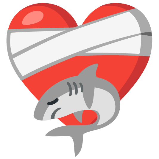 shark mending heart