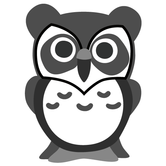 owl panda face
