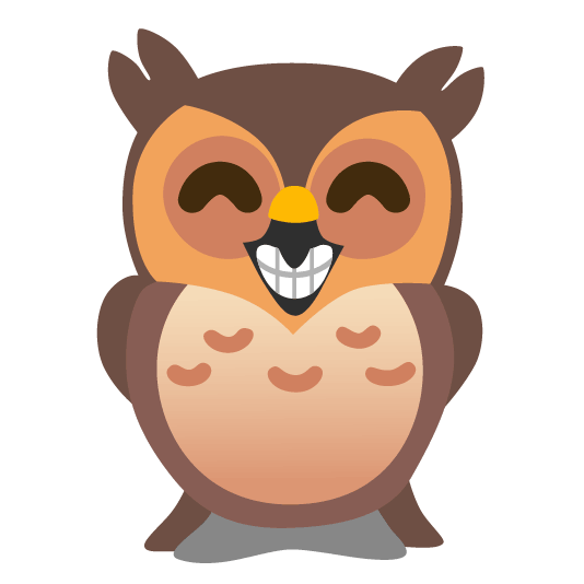 owl grin