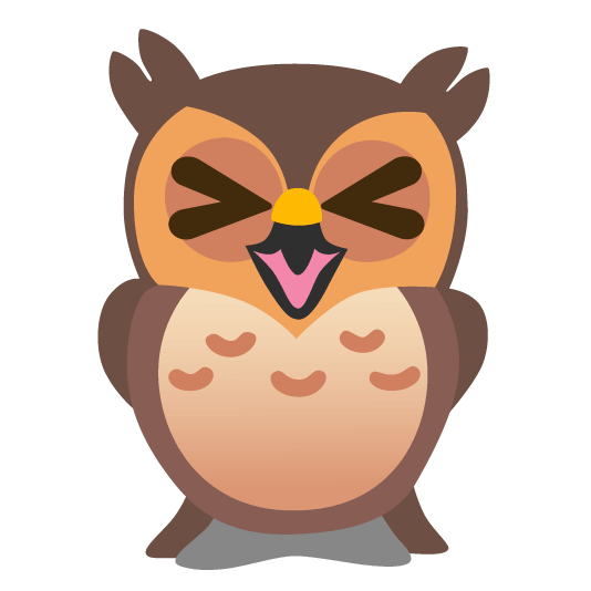 owl laughing