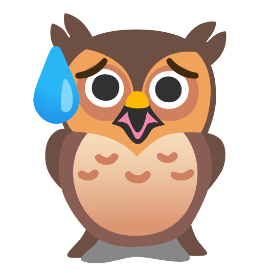 owl disappointed relieved
