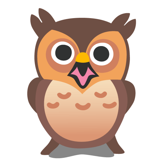 owl frowning