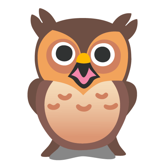 owl open mouth