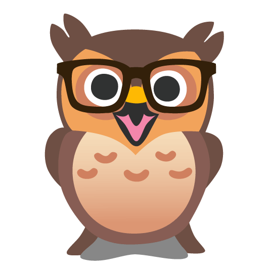 owl nerd face