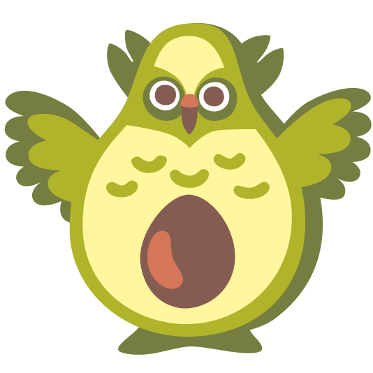 owl avocado