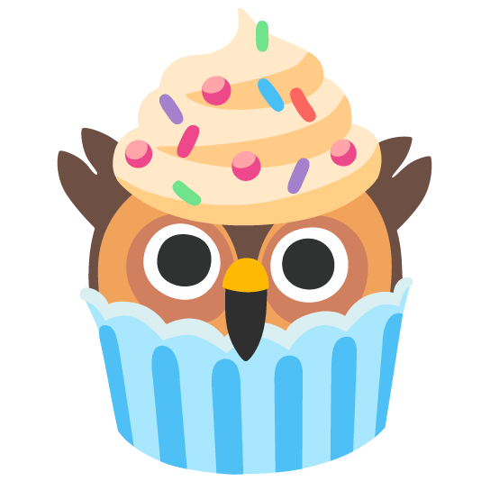 owl cupcake