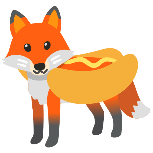 fox face hotdog