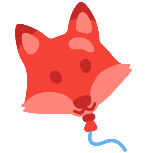 fox face balloon
