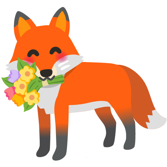 fox face bouquet