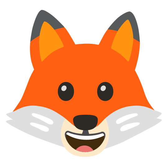 fox face grinning