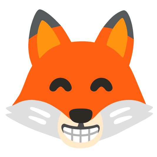 fox face grin