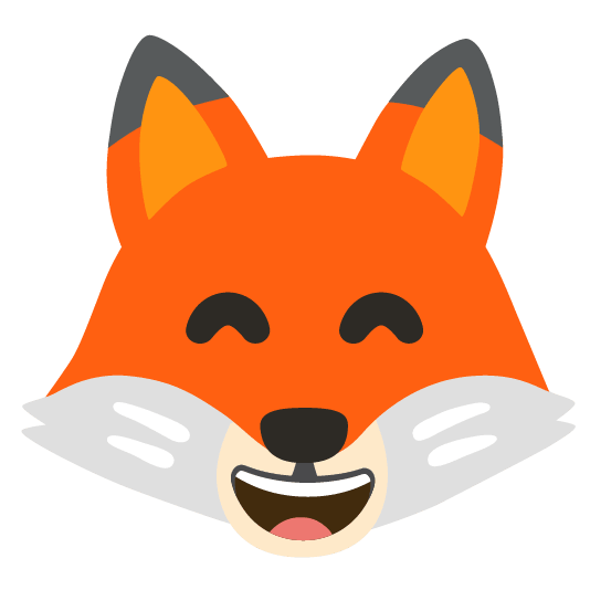fox face smile