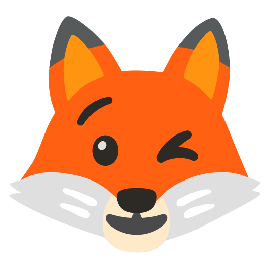 fox face wink
