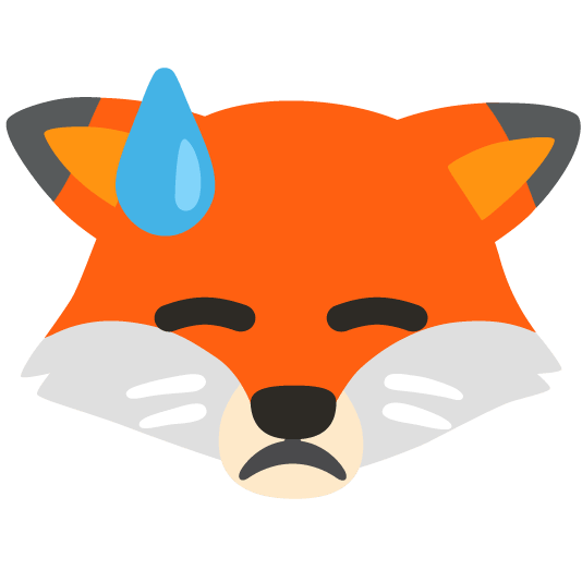 fox face sweat