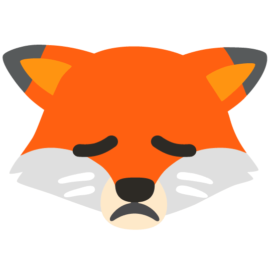 fox face disappointed
